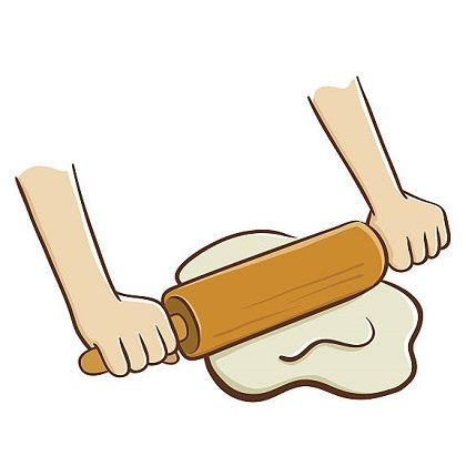 Месим тесто вектор