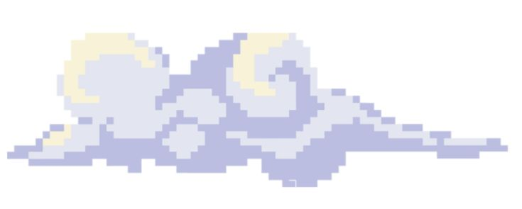 Пиксельное облачко