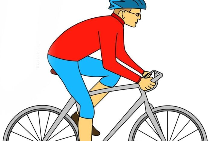 Велосипедисты мультяшные