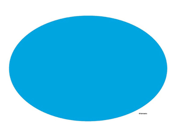 Голубой овал на белом фоне