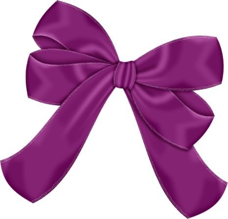 Розовый бант