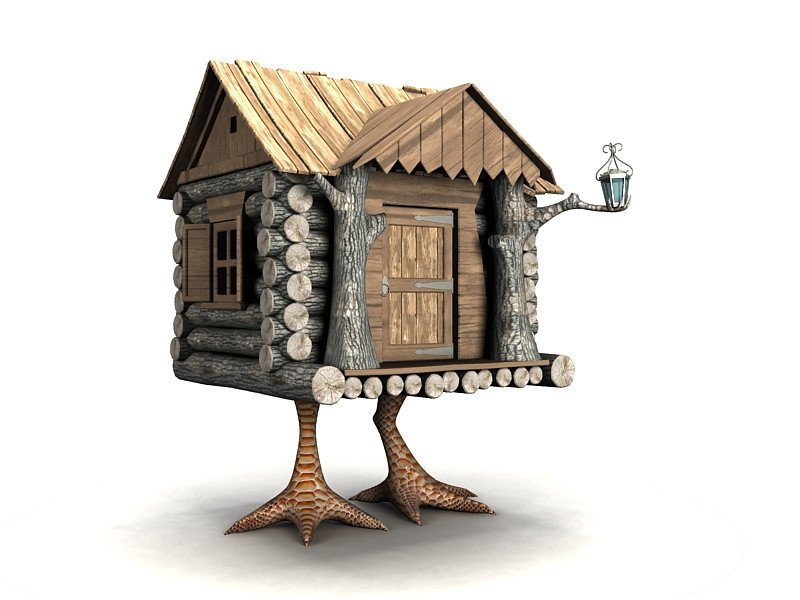 Избушка на курьих ножках для детей