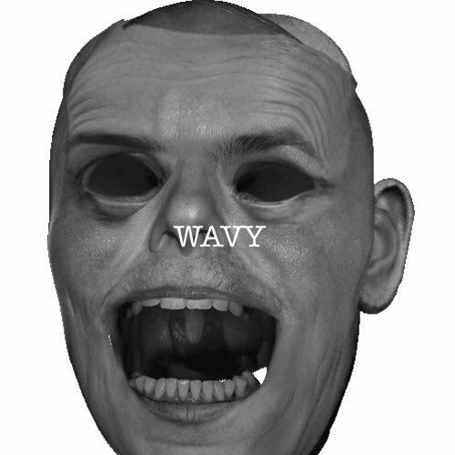 Страшное лицо на прозрачном фоне