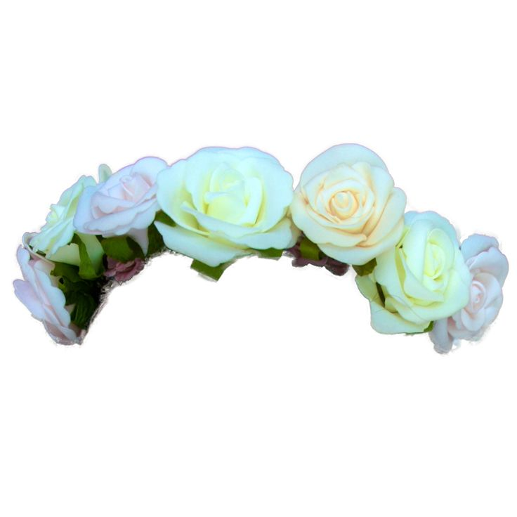 Ободок с цветами