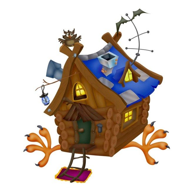 Избушка бабы яги Летучий корабль