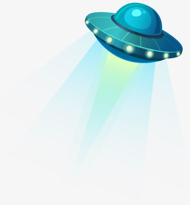 НЛО на прозрачном фоне