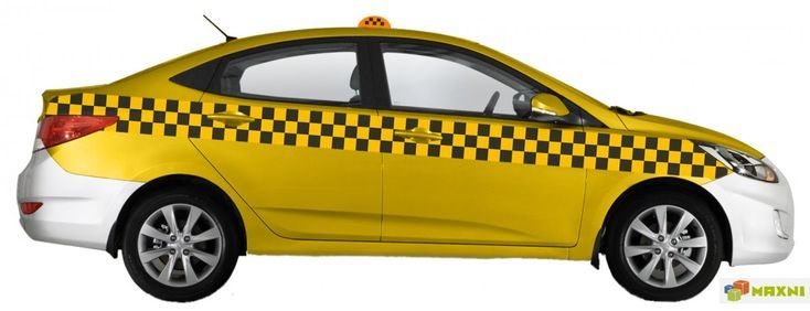 Хендай Солярис 2022 такси желтый белый