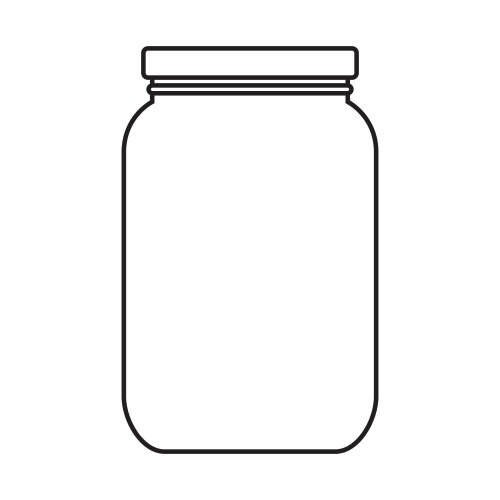 Банка шаблон для рисования