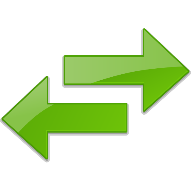 Стрелочки туда и обратно