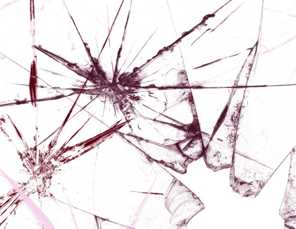 Трещины на стекле прозрачный фон