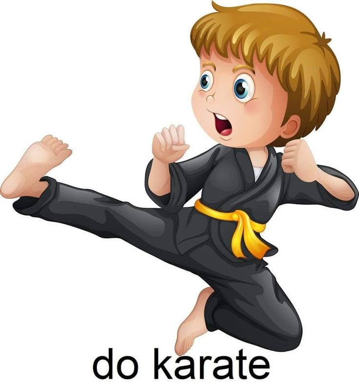 Каратисты мультяшки