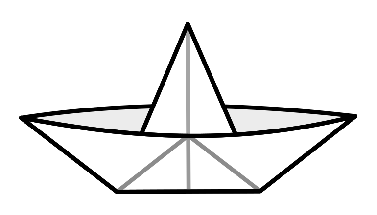 Бумажный кораблик