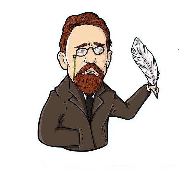 Антон Павлович Чехов мультяшный