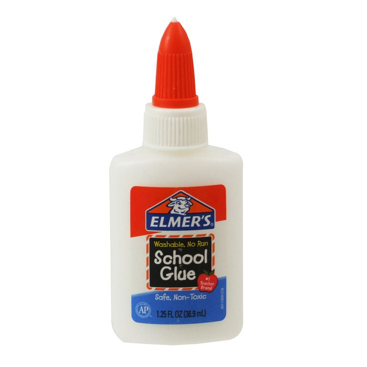 Клей на прозрачном фоне