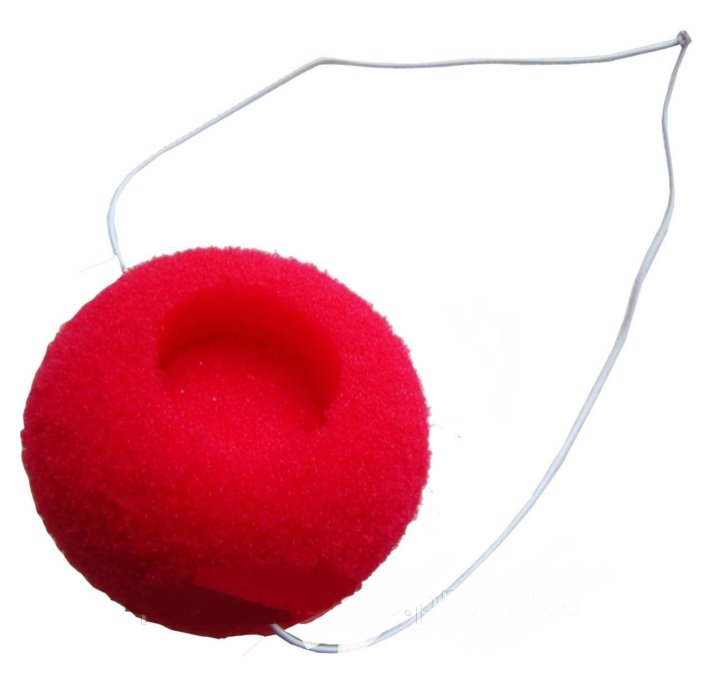 Красный клоунский нос