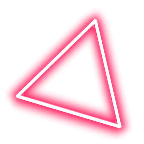 Треугольник, розовый