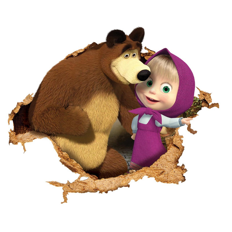 Маша и медведь фон