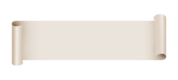 Рулон бумаги развернутый