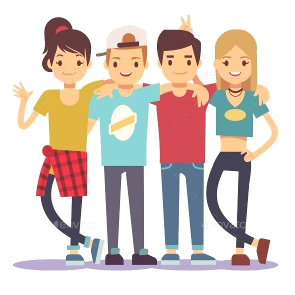 Молодежь рисунок