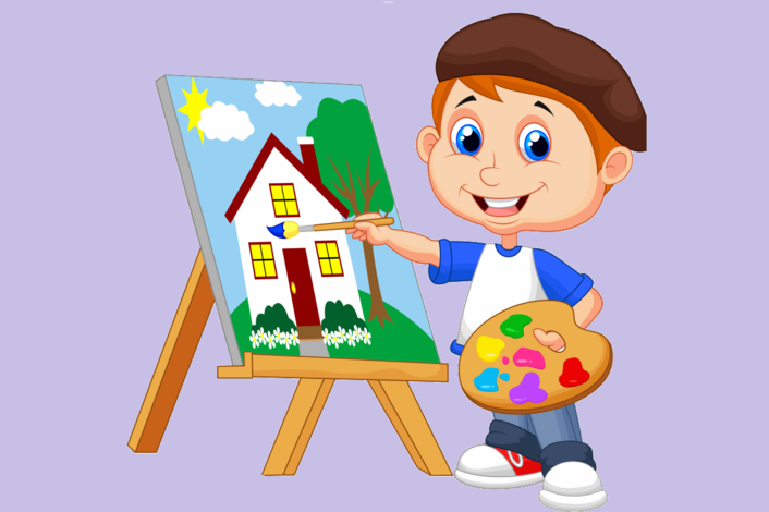 Профессия художник мультяшные