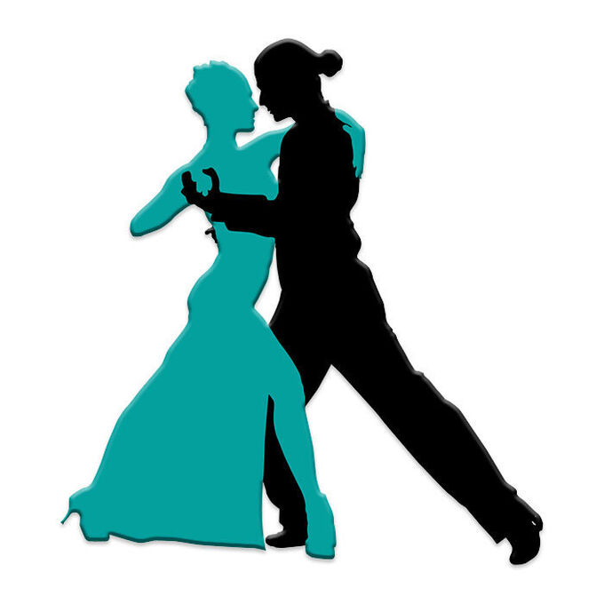 Силуэт танцующей пары