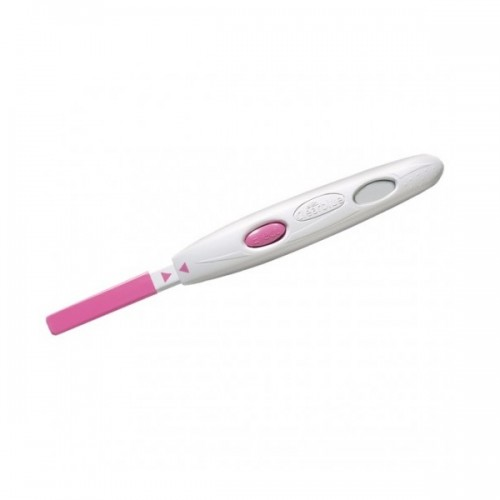 Положительный тест на беременность на прозрачном фоне