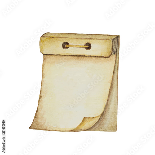 Календарный лист пустой