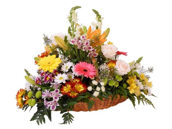 Букет в корзинке