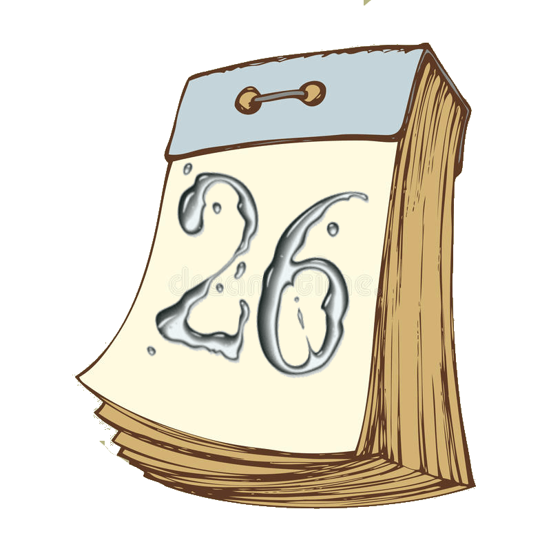 Календарик мультяшный