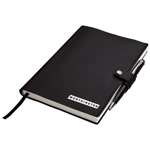 Кожаный ежедневник с ручкой