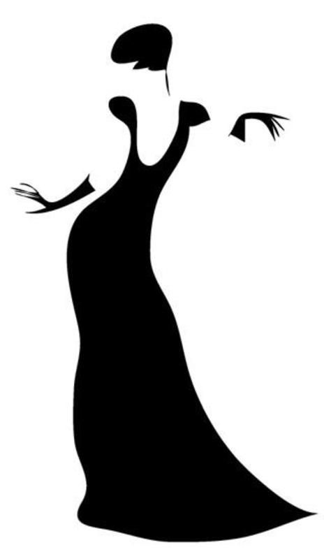 Силуэтные рисунки