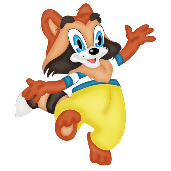 Герои мультфильма крошка енот