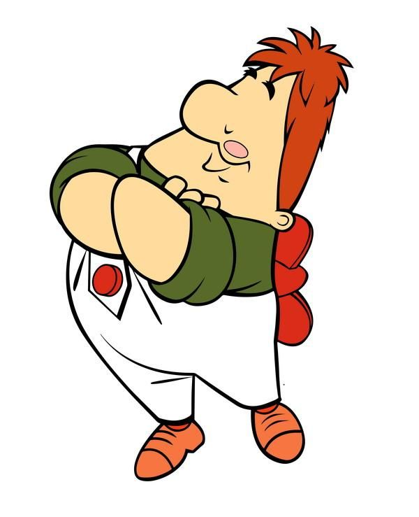 Малыш и Карлсон герои на белом фоне