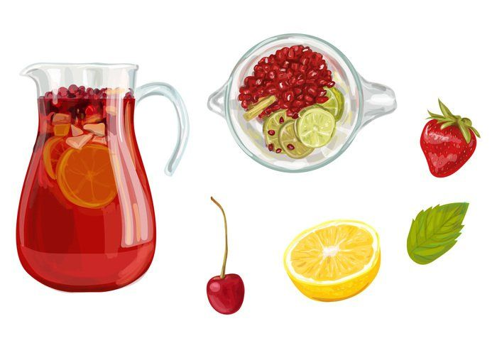 Морс в кувшине