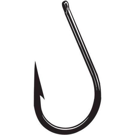 Крючок рыболовный на прозрачном фоне