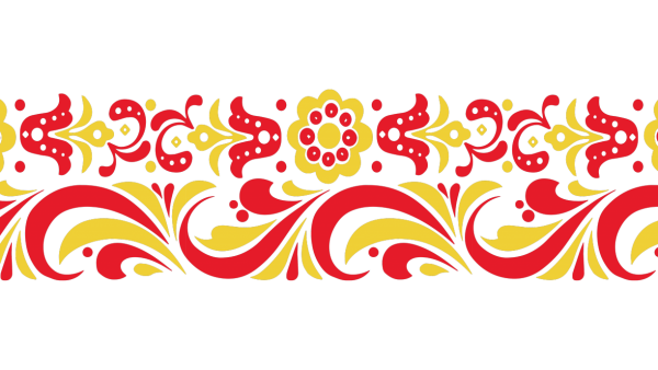 Русский орнамент в полосе