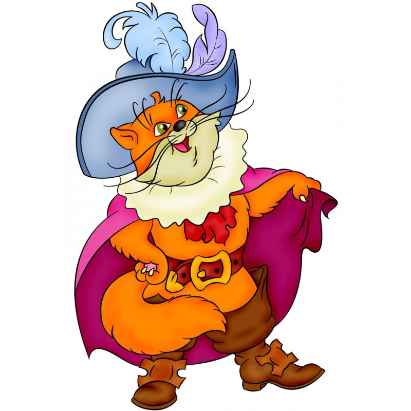 Сказочные герои на прозрачном фоне