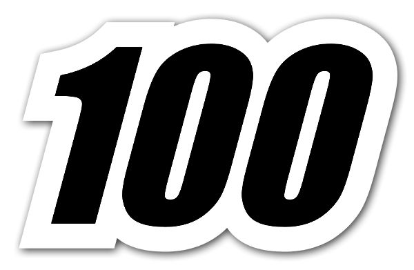 Красивая цифра 100
