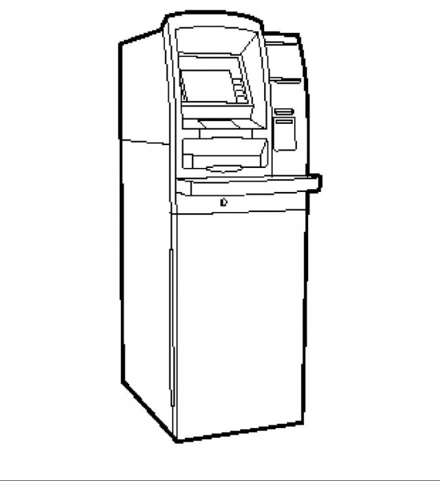 Банкомат чертеж