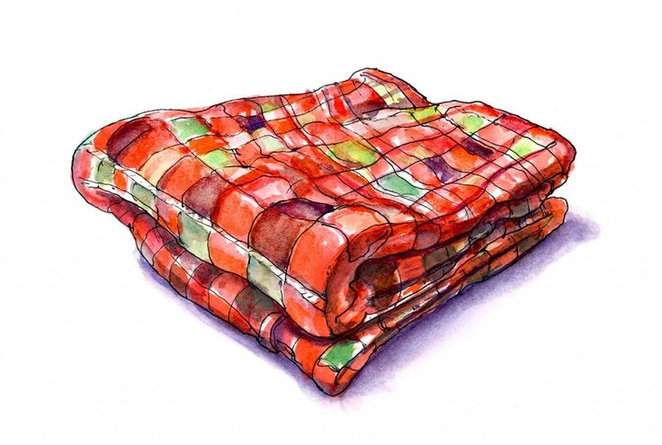 Одеяло цветное