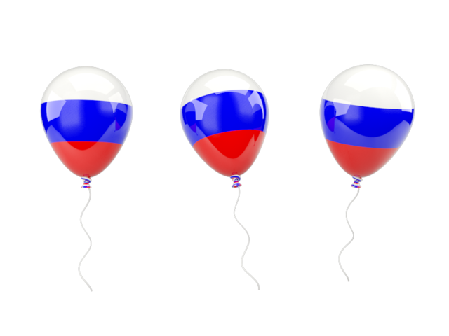 Шары белый синий красный