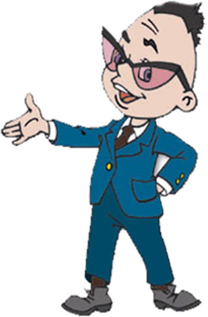 Знайка из Незнайки на прозрачном фоне