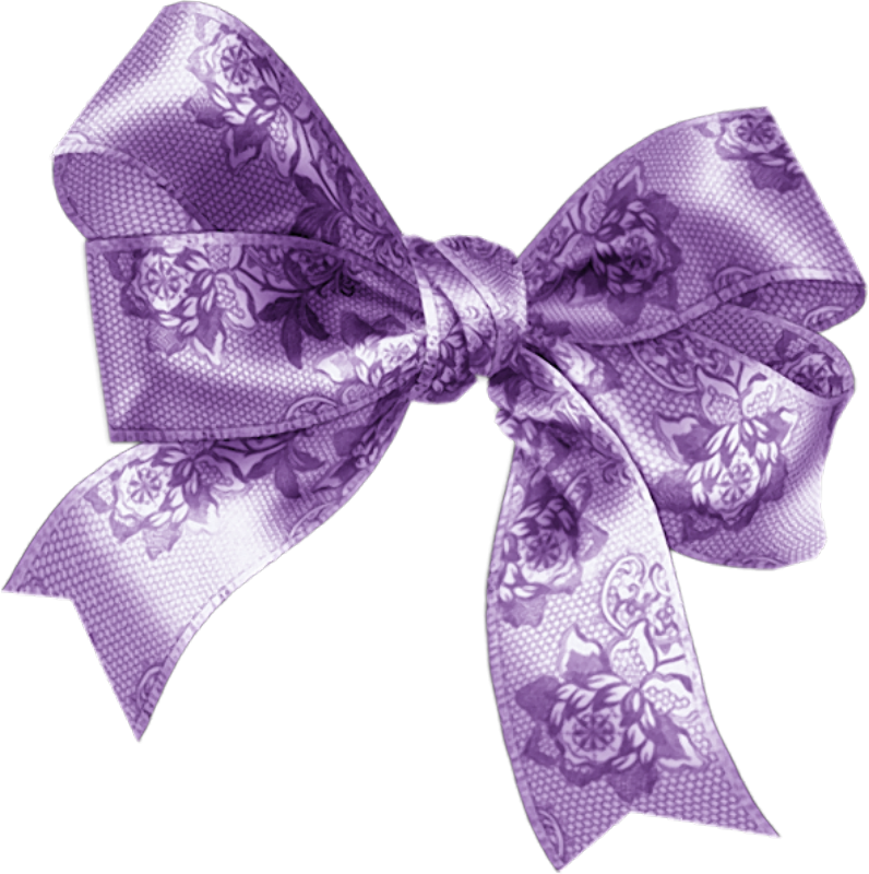 Сиреневый бантик