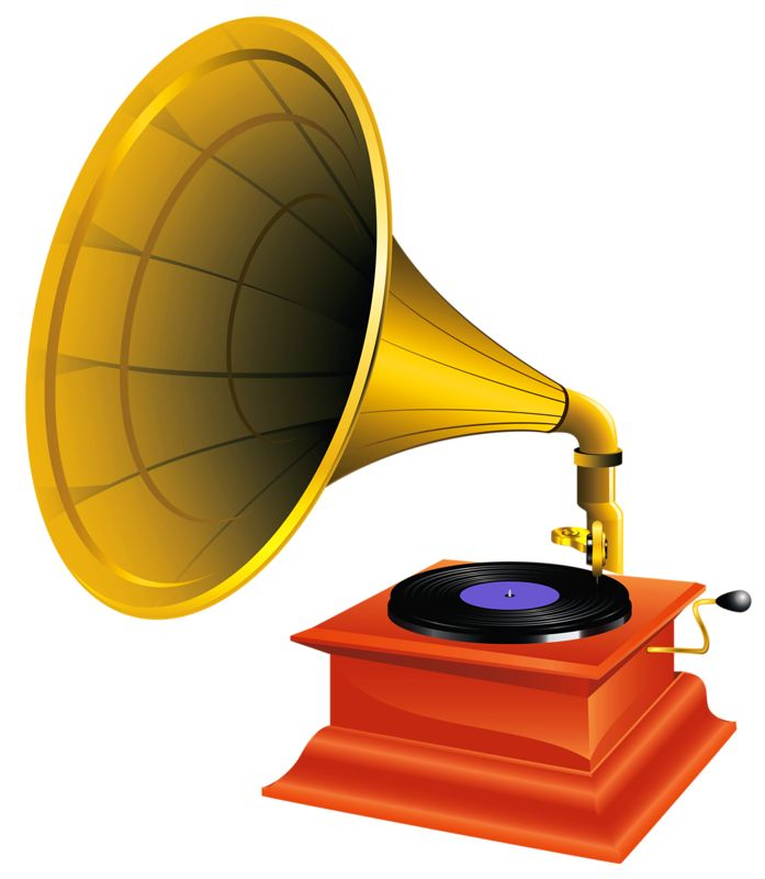 Граммофон мультяшный