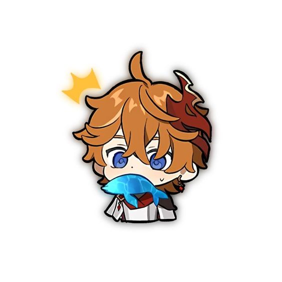 Стикеры Геншин Импакт Чиби