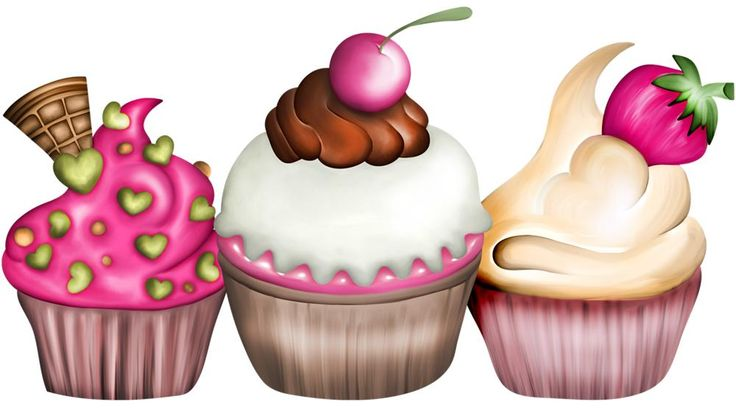 Пирожное мультяшное