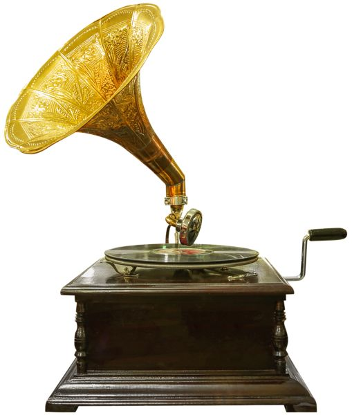 Старинный патефон