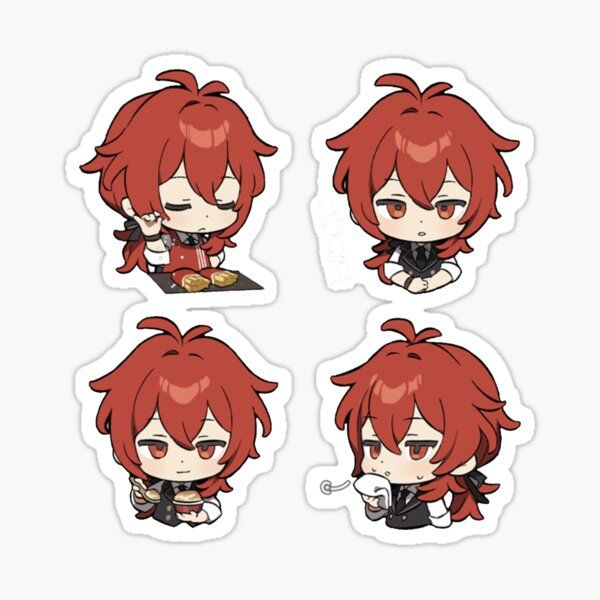 Дилюк Геншин Чиби