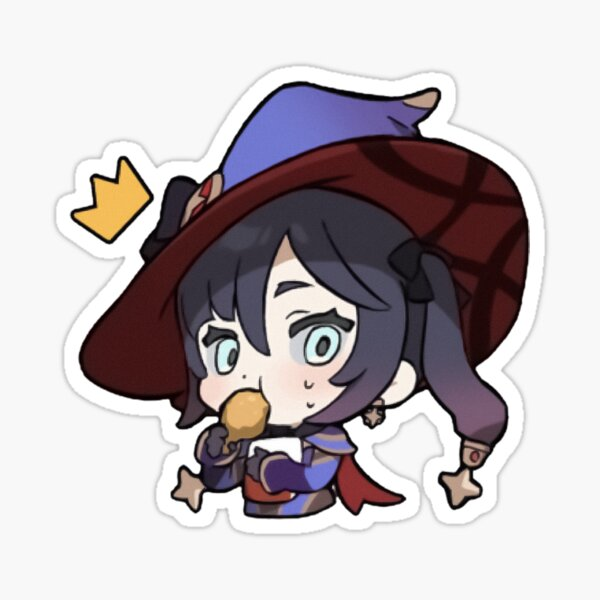 Мона Геншин Чиби Стикеры