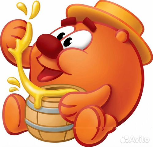 Смешарики Копатыч и мед